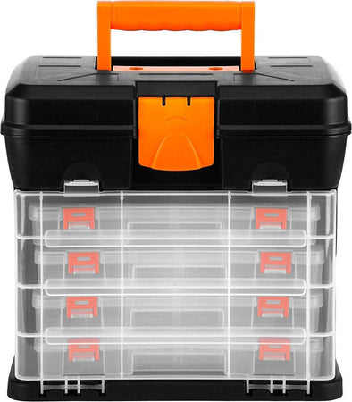 Cassetta Porta Attrezzi Porta Utensili In Plastica Con Cassetti 27x18x26,5cm Casa, arredamento e bricolage > Bricolage e fai da te > Cassette Attrezzi Trade Shop italia - Napoli, Commerciovirtuoso.it