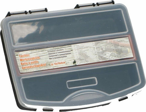 Cassetta Porta Attrezzi Utensili Valigetta Plastica Scomparti E Manico 15x19x4cm Casa, arredamento e bricolage > Bricolage e fai da te > Cassette Attrezzi Trade Shop italia - Napoli, Commerciovirtuoso.it