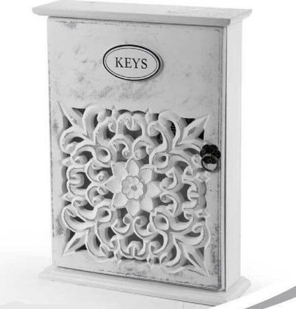 Cassetta Porta Chiavi Box In Legno Da Parete 20 X 6 X 26 Cm Decoro Keys 784712 Casa e cucina/Arredamento/Ingresso/Portachiavi da parete Trade Shop italia - Napoli, Commerciovirtuoso.it