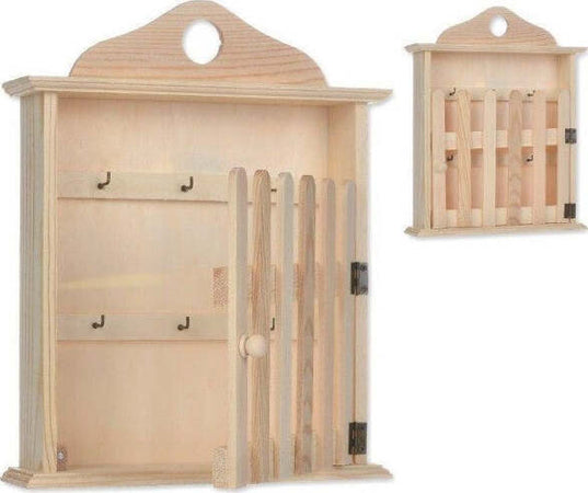 Cassetta Porta Chiavi Legno Cancelletto Rf_61645 Parete Muro Portachiavi Arredo Casa e cucina/Arredamento/Studio/Mobiletti e credenze/Armadietti portachiavi Trade Shop italia - Napoli, Commerciovirtuoso.it