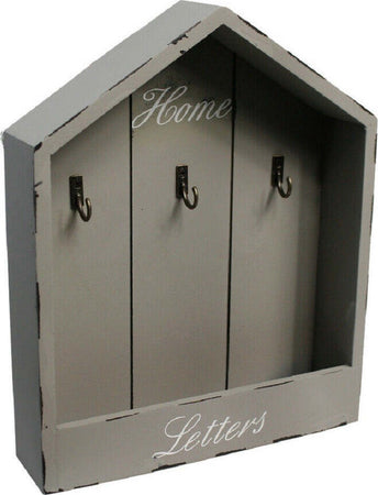 Cassetta Portachiavi Da Parete In Legno 3 Posti Shabby Con Mensola Portalettere Casa, arredamento e bricolage > Arredamento > Portaoggetti Trade Shop italia - Napoli, Commerciovirtuoso.it