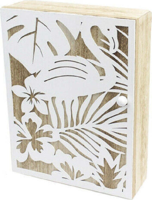 Cassetta Portachiavi Da Parete In Legno 4 Ganci Con Decorazioni Floreali 98262 Casa e cucina/Arredamento/Studio/Mobiletti e credenze/Armadietti portachiavi Trade Shop italia - Napoli, Commerciovirtuoso.it