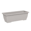 Vaso rettangolare ''Nara in plastica 100% riciclata per fiori e piante da giardino