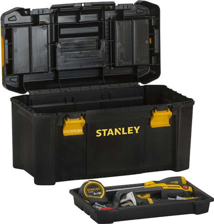 CASSETTA PORTAUTENSILI 2 SCOMPARTI STANLEY IN PLASTICA VALIGETTA ATTREZZI Fai da te/Organizzazione casa e magazzini/Organizzazione di utensili/Cassette porta attrezzi Trade Shop italia - Napoli, Commerciovirtuoso.it