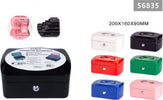 Cassetta Portavalori Cassaforte Di Sicurezza In Metallo Chiavi 20x16x9cm 56835 Fai da te/Sicurezza e protezione/Cassette dei contanti Trade Shop italia - Napoli, Commerciovirtuoso.it