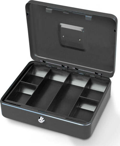 Cassetta portavalori Secur - 25x18x9 cm - grigio chiaro - Metalplus Cancelleria e prodotti per ufficio/Archivio ufficio e accessori per scrivania/Casseforti portamonete e contabanconote/Piccole casseforti per contanti e assegni Eurocartuccia - Pavullo, Commerciovirtuoso.it