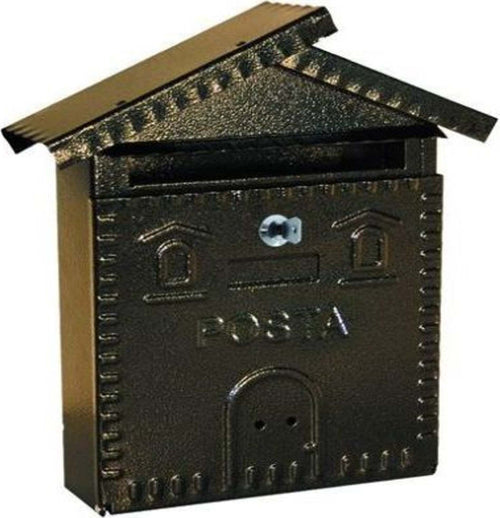 CASSETTA POSTA POSTALE IN FERRO BATTUTO CASETTA BUCA LETTERE 28X35X9CM Fai da te/Ferramenta/Cassette della posta e accessori/Cassette postali con fissaggio a parete Trade Shop italia - Napoli, Commerciovirtuoso.it