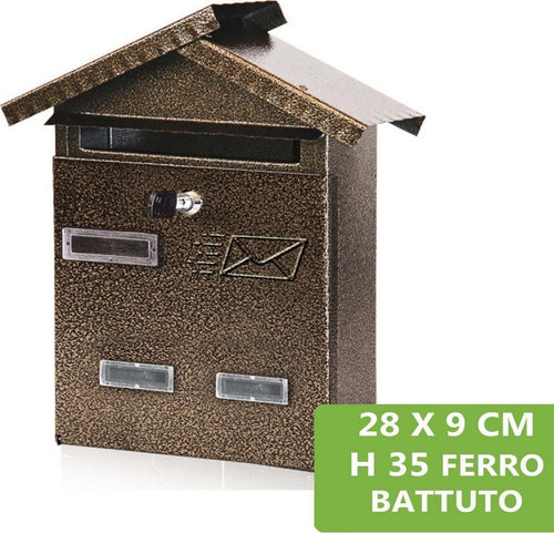 CASSETTA POSTA POSTALE IN FERRO BATTUTO VERNICIATO BUCA LETTERE 28X35X9CM Fai da te/Ferramenta/Cassette della posta e accessori/Cassette postali con fissaggio a parete Trade Shop italia - Napoli, Commerciovirtuoso.it