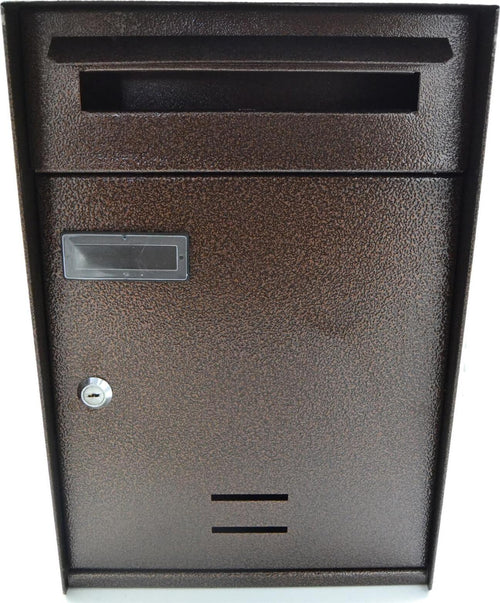 Cassetta postale Bronzo verniciata a polvere h 36 cm montaggio a parete