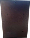 Cassetta postale bronzo verniciata a polvere h 37 cm montaggio a parete