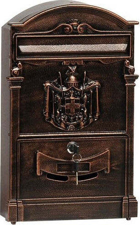 CASSETTA POSTALE BUCA LETTERE IN STILE ANTICO CLASSICO IN ALLUMINIO VERNICIATO  Trade Shop italia - Napoli, Commerciovirtuoso.it