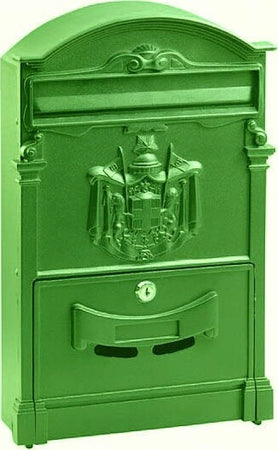 CASSETTA POSTALE BUCA LETTERE IN STILE ANTICO CLASSICO IN ALLUMINIO VERNICIATO  Trade Shop italia - Napoli, Commerciovirtuoso.it