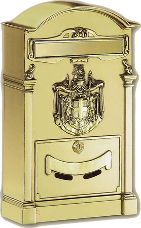 CASSETTA POSTALE BUCA LETTERE IN STILE ANTICO CLASSICO IN ALLUMINIO VERNICIATO  Trade Shop italia - Napoli, Commerciovirtuoso.it
