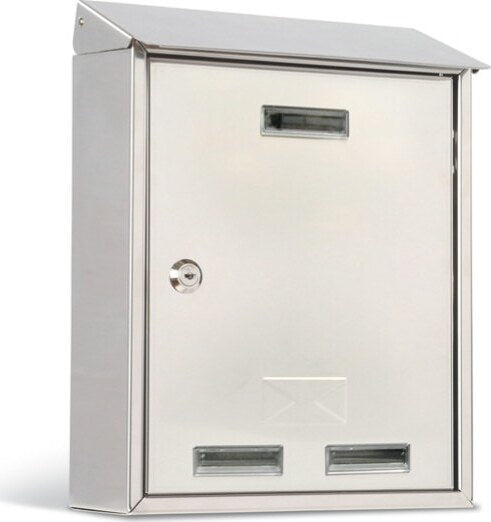 Cassetta postale Elios Steel - 30x40x15 cm - acciaio inox - Metalplus Fai da te/Ferramenta/Cassette della posta e accessori/Cassette postali con fissaggio a parete Eurocartuccia - Pavullo, Commerciovirtuoso.it