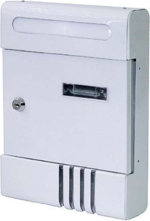 Cassetta Postale In Metallo Porta Lettere Chiave Buca Posta H2803 Bianca 56848 Fai da te/Ferramenta/Cassette della posta e accessori/Cassette postali con fissaggio a parete Trade Shop italia - Napoli, Commerciovirtuoso.it
