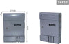 Cassetta Postale In Metallo Porta Lettere Chiave Buca Posta H2803 Grigia 56850 Fai da te/Ferramenta/Cassette della posta e accessori/Cassette postali con fissaggio a parete Trade Shop italia - Napoli, Commerciovirtuoso.it
