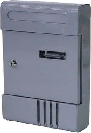 Cassetta-Postale-In-Metallo-Porta-Lettere-Chiave-Buca-Posta-H2803-Grigia-56850