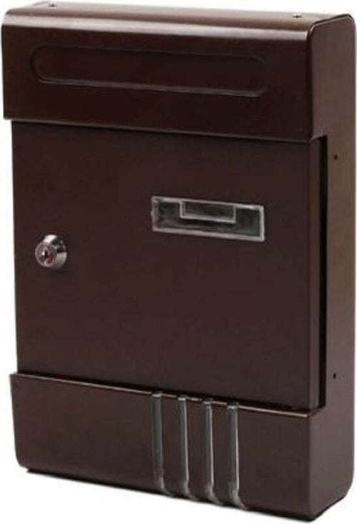 Cassetta Postale In Metallo Porta Lettere Chiave Buca Posta H2803 Marrone 56852 Fai da te/Ferramenta/Cassette della posta e accessori/Cassette postali con fissaggio a parete Trade Shop italia - Napoli, Commerciovirtuoso.it