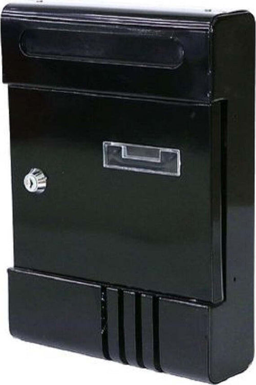 Cassetta Postale In Metallo Porta Lettere Con Chiave Buca Posta H2803 Nera 56849 Fai da te/Ferramenta/Cassette della posta e accessori/Cassette postali con fissaggio a parete Trade Shop italia - Napoli, Commerciovirtuoso.it