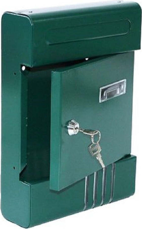 Cassetta Postale In Metallo Portalettere Con Chiave Buca Posta H2803 Verde 56851 Fai da te/Ferramenta/Cassette della posta e accessori/Cassette postali con fissaggio a parete Trade Shop italia - Napoli, Commerciovirtuoso.it