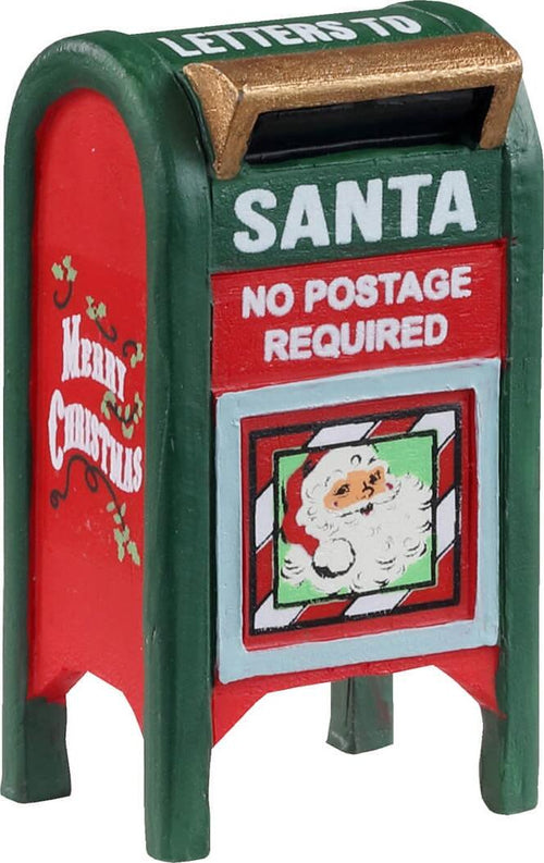 Cassetta postale Mailbox natalizia accessori in poliresina per villaggio di Natale Casa e cucina/Decorazioni per interni/Addobbi e decorazioni per ricorrenze/Decorazioni natalizie/Oggettistica MagiediNatale.it - Altamura, Commerciovirtuoso.it