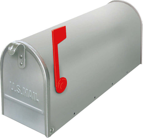 CASSETTA-POSTALE-PORTA-RIVISTA-SERIE-'TOPOLINO'-verniciata-argento-Alubox