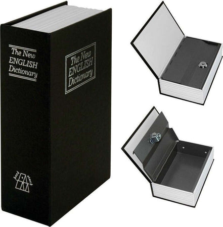CASSETTA SICUREZZA PORTAVALORI LIBRO PORTA MONETE CHIAVE METALLO 240x155x55 mm  Trade Shop italia - Napoli, Commerciovirtuoso.it