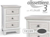 Cassettiera 3 Cassetti Comodino Slim Mobile Elegant In Legno 41x34x68cm 801112 Casa e cucina/Arredamento/Camera da letto/Comò e cassettiere Trade Shop italia - Napoli, Commerciovirtuoso.it