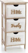 Cassettiera 3 Cassetti Home Bianca In Legno Comodino Moderno 68x36x28 Cm 805684 Casa e cucina/Arredamento/Camera da letto/Comò e cassettiere Trade Shop italia - Napoli, Commerciovirtuoso.it