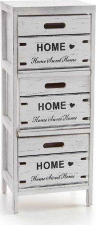 Cassettiera 3 Cassetti Salvaspazio Cucina Bagno Ingresso Slim 74x30x24cm 787997 Casa e cucina/Organizzazione interni/Porta oggetti cassetti e scaffali/Cassettiere Trade Shop italia - Napoli, Commerciovirtuoso.it