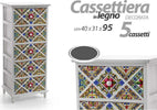Cassettiera 5 Cassetti Comodino Legno Design Bianco Mediterraneo 40x31x95cm 829383 Casa e cucina/Organizzazione interni/Porta oggetti cassetti e scaffali/Cassettiere Trade Shop italia - Napoli, Commerciovirtuoso.it
