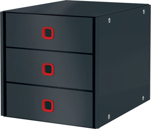 Cassettiera ClickStore Cosy - 3 cassetti - grigio - Leitz Casa e cucina/Arredamento/Studio/Mobiletti e credenze/Cassetti Eurocartuccia - Pavullo, Commerciovirtuoso.it