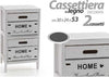 Cassettiera-Comodino-Home-2-Cassetti-Legno-Bianco-Anticato-53x30x24cm-Shabby-787980