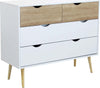 Cassettiera con 4 cassetti, mobile Terence guide in metallo h 82 cm Casa e cucina/Organizzazione interni/Porta oggetti cassetti e scaffali/Cassettiere Decor Space - Altamura, Commerciovirtuoso.it