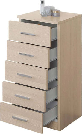 Cassettiera con 5 cassetti h 78 cm, svuota tasche a colonna guide in metallo Casa e cucina/Organizzazione interni/Porta oggetti cassetti e scaffali/Cassettiere Decor Space - Altamura, Commerciovirtuoso.it