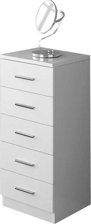 Cassettiera con 5 cassetti h 78 cm, svuota tasche a colonna guide in metallo Casa e cucina/Organizzazione interni/Porta oggetti cassetti e scaffali/Cassettiere Decor Space - Altamura, Commerciovirtuoso.it