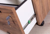 Cassettiera Da Ufficio 3 Cassetti Per Scrivania Da Vinci Noce Con Chiave E Ruote Casa e cucina/Arredamento/Studio/Mobiletti e credenze/Cassetti Decor Space - Altamura, Commerciovirtuoso.it