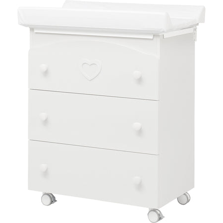 Cassettiera Fasciatoio Erbesi Dolce Bianco