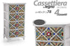 Cassettiera Legno 4 Cassetti Mediterraneo Cucina Bagno Camera 78x40x31cm 829376 Casa e cucina/Organizzazione interni/Porta oggetti cassetti e scaffali/Cassettiere Trade Shop italia - Napoli, Commerciovirtuoso.it