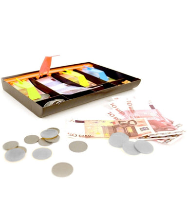 Cassetto Contanti Finti Cassa Cassetta Soldi Monete Banconote Euro Negozi Gioco