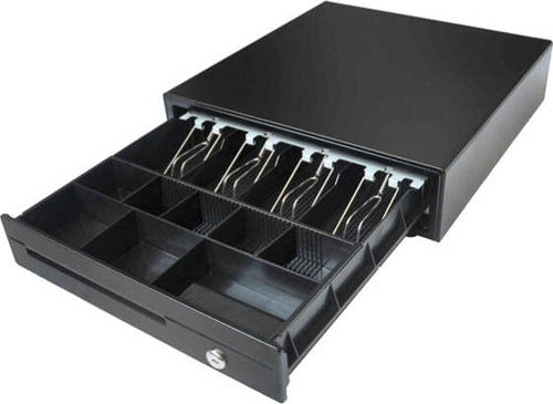 Cassetto portadenaro DCE410 - 41x42x10 cm - nero - Iternet Cancelleria e prodotti per ufficio/Archivio ufficio e accessori per scrivania/Casseforti portamonete e contabanconote/Contabanconote Eurocartuccia - Pavullo, Commerciovirtuoso.it