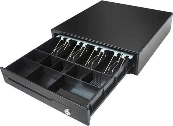 Cassetto portadenaro DCE410 - 41x42x10 cm - nero - Iternet Cancelleria e prodotti per ufficio/Archivio ufficio e accessori per scrivania/Casseforti portamonete e contabanconote/Contabanconote Eurocartuccia - Pavullo, Commerciovirtuoso.it