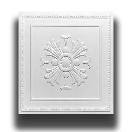 €3,49 pannello per boiserie a parete, rivestimento cassonato a soffitto e porte in PVC 3D 50X50cm mod. VENICE