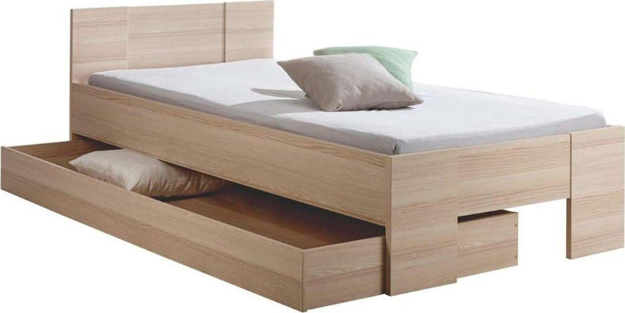 Cassettone estraibile con ruote per letto singolo in frassino moderno Casa e cucina/Arredamento/Camera da letto/Materassi e basi letto/Materassi Decor Space - Altamura, Commerciovirtuoso.it