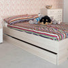 Cassettone estraibile con ruote per letto singolo in frassino moderno Casa e cucina/Arredamento/Camera da letto/Materassi e basi letto/Materassi Decor Space - Altamura, Commerciovirtuoso.it
