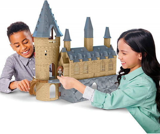 Castello Di Hogwarts Di Harry Potter Gioco per Bambini 61 Cm Con Luci E Suoni Castello Magico Con Bambola Hermione 12 Accessori Spin Master