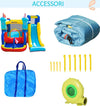 Castello-Gonfiabile-4-in-1-Bimbi-3-8-Anni,-Scivolo-e-Piscina,-265x260x200cm-GB9342-054V90GB9