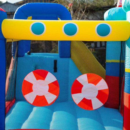 Castello-Gonfiabile-4-in-1-Bimbi-3-8-Anni,-Scivolo-e-Piscina,-265x260x200cm-GB9342-054V90GB9