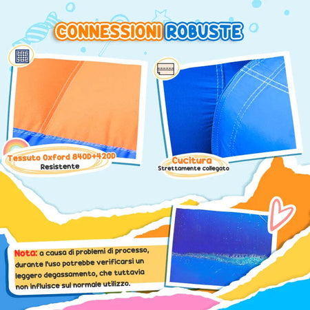 Castello-Gonfiabile-Gigante-e-Rimbalzante-per-Bambini-3-8-Anni-con-Scivolo,-Piscina-e-Gonfiatore-3.6x1.75x1.8m-MN4342-022V90MN4