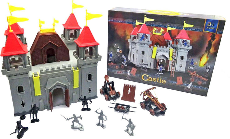 Castello-Medievale-con-Cavalieri-e-Accessori-Kidz-Corner